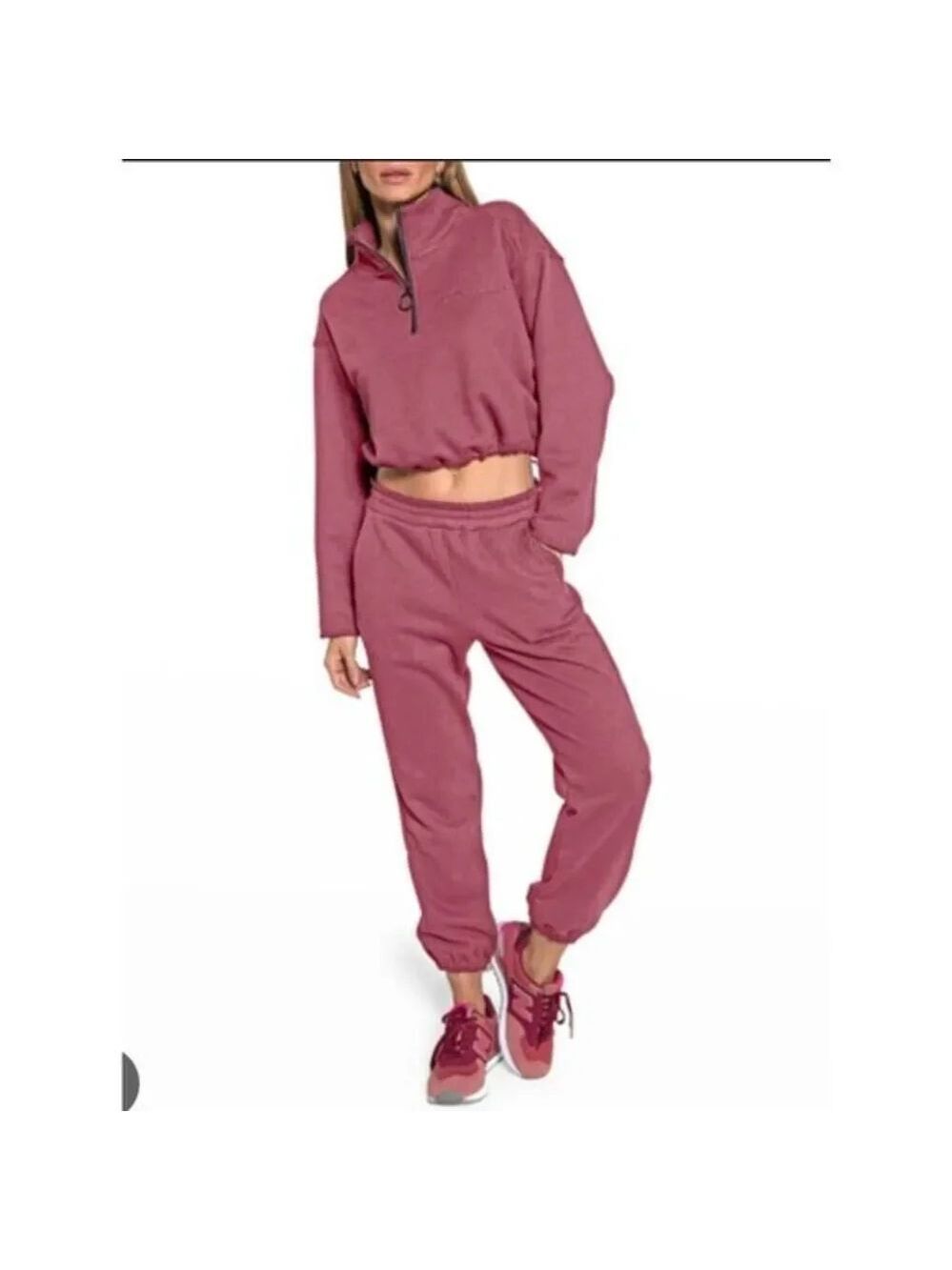KORAL ARIA Sweatpants in Rosewood